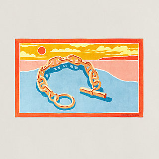 Escale a la Plage beach towel | Hermès Canada